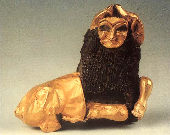 Ebla_Lion.jpg - Lion statue, 3rd Mill BC, Ebla, Syria