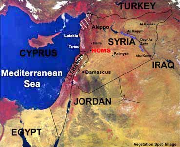 Map of Syria